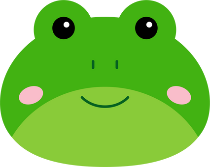 Frog head animal